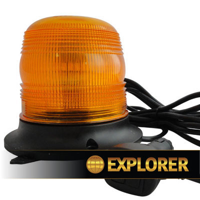 LED zwaailamp explorer magnetisch 12-24V R65