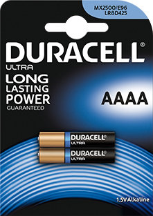 DURACELL + AAAA MX2500 1.5V (BLS2)