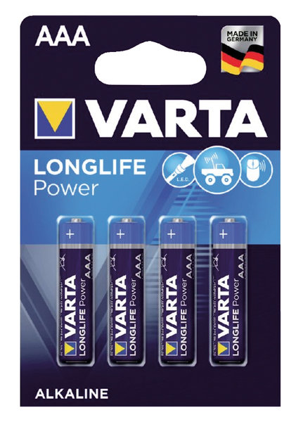 VARTA LONGLIFE POWER AAA LR03 1.5V (BLS4)
