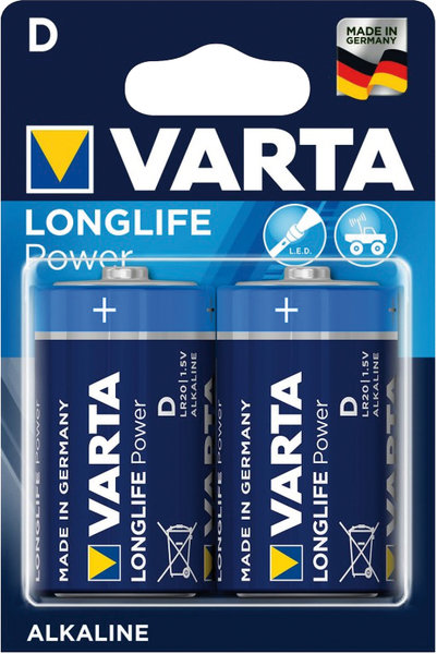 VARTA LONGLIFE POWER D LR20 1.5V (BLS2)