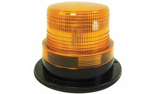 LED Zwaailamp oranje 3-bouts montage 12/24V  Reg 10