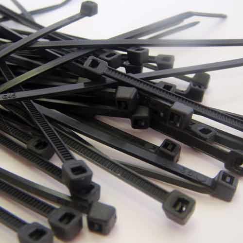 Kabelbinders | Zwart| Pak a 100 stuks / diverse maten