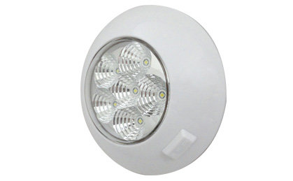 LED Interieurverlichting Rond / Aan-Uit en Deurschakelaar / 12-28V